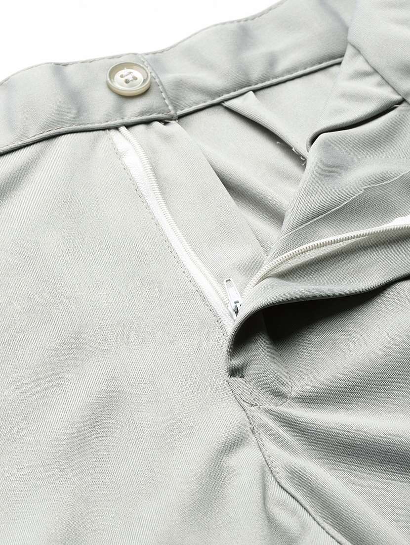 women solid mid rise bootcut trouser - 22012689 -  Standard Image - 5