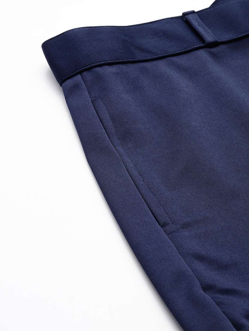 women solid mid rise bootcut trouser - 22012691 -  Standard Image - 5