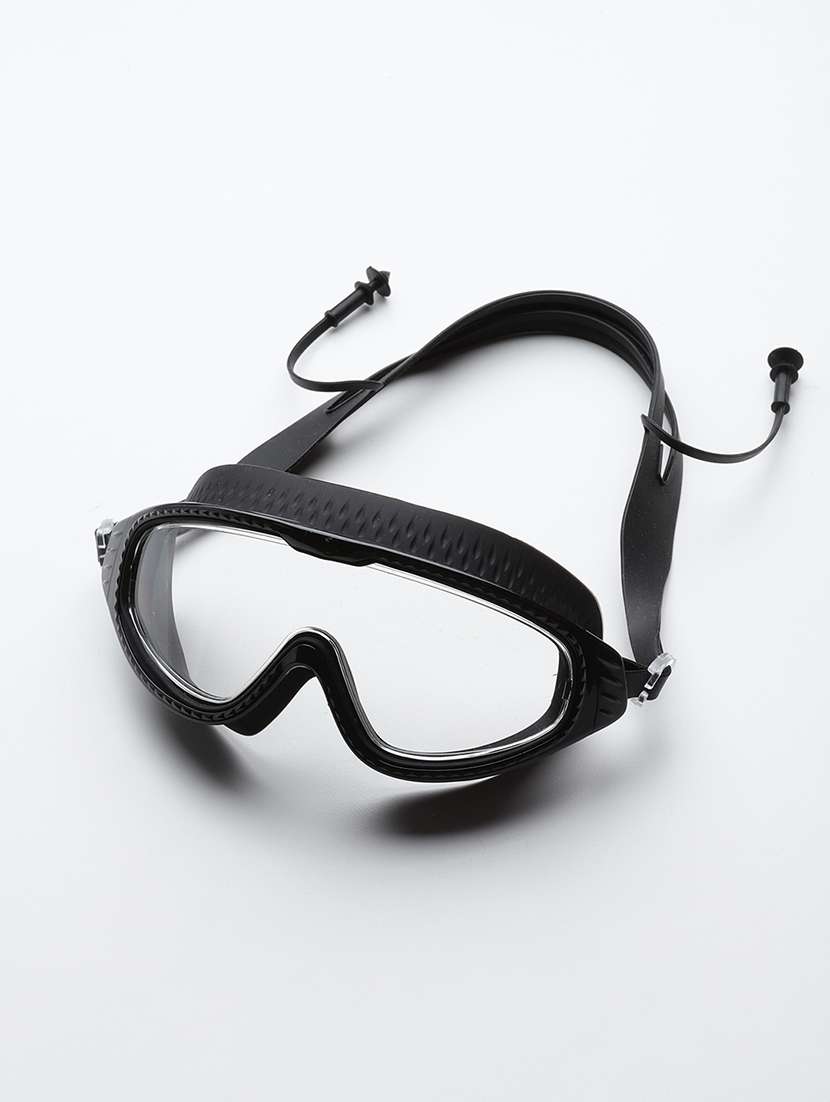 women plus size printed round neck swimsuit with goggles - 22012759 -  Standard Image - 5