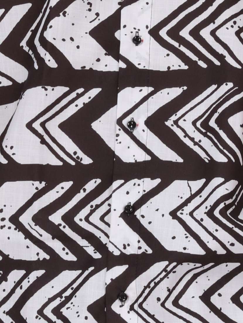 men printed short shorts & shirt co-ords set - 22012952 - Standard Image - 5