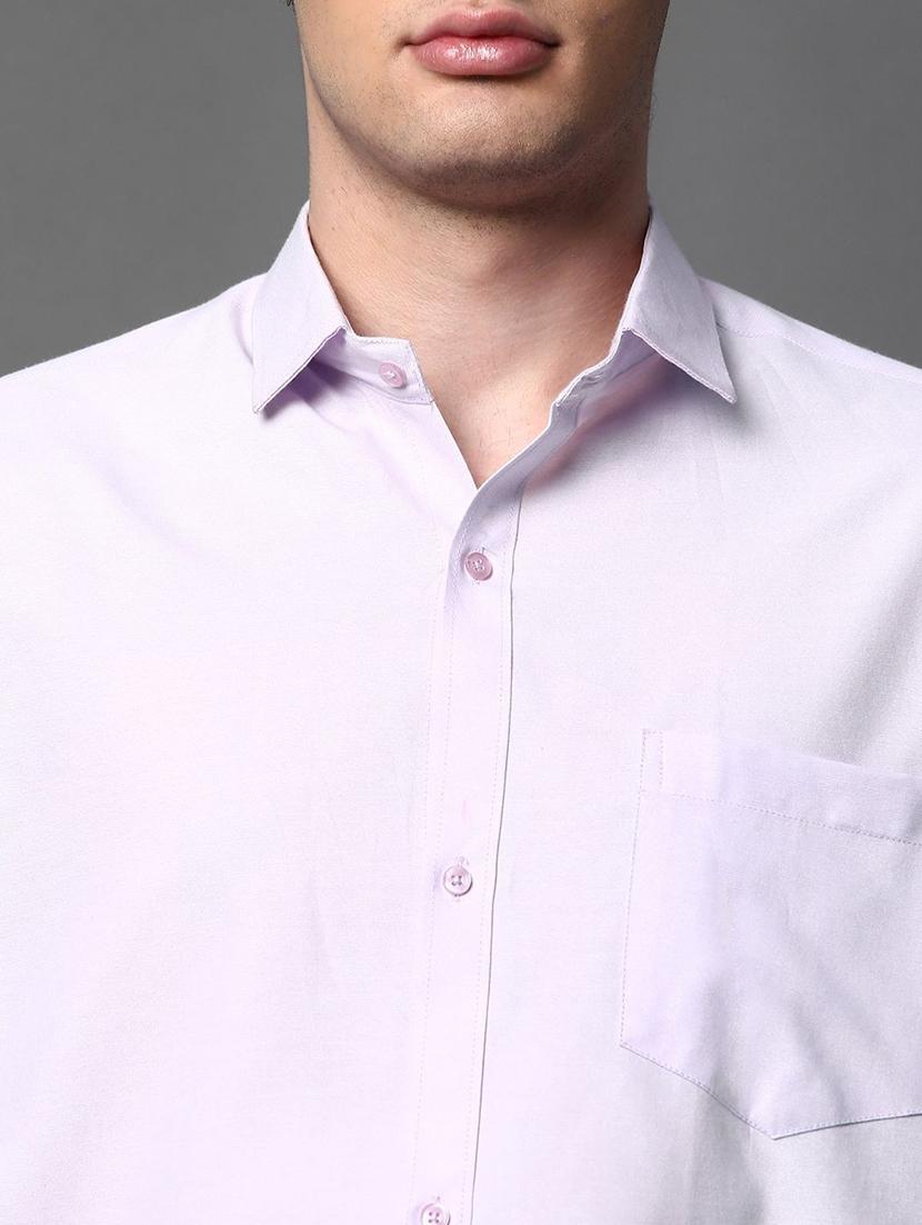 men solid long sleeve regular fit casual shirt - 22013115 - Standard Image - 3