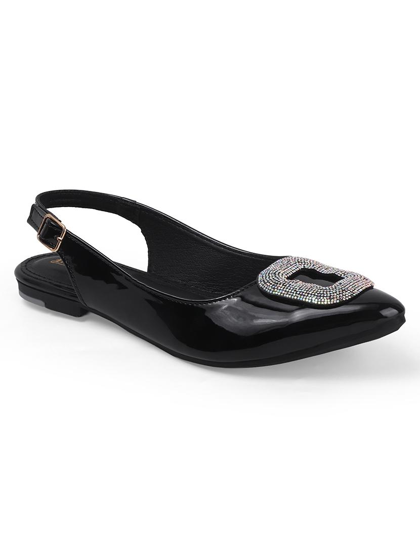 women embellished back strap slip on flats - 22013258 - Standard Image - 3