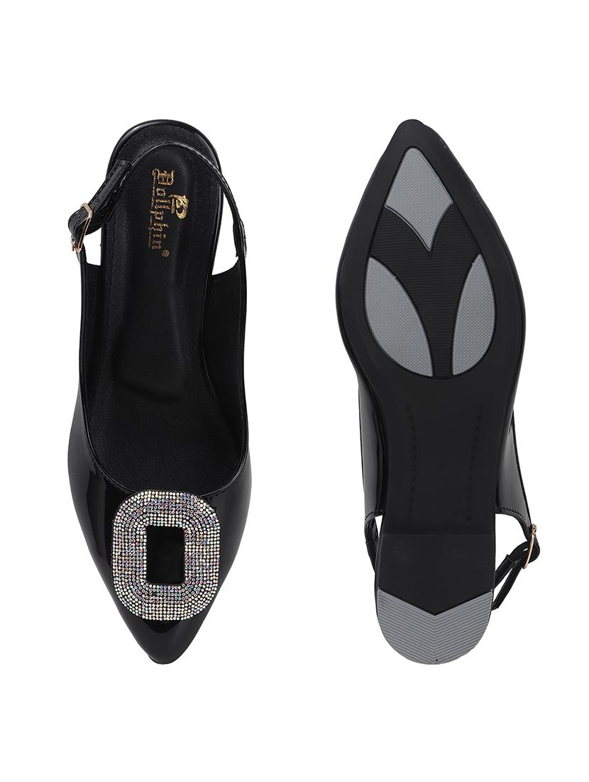 women embellished back strap slip on flats - 22013258 - Standard Image - 5
