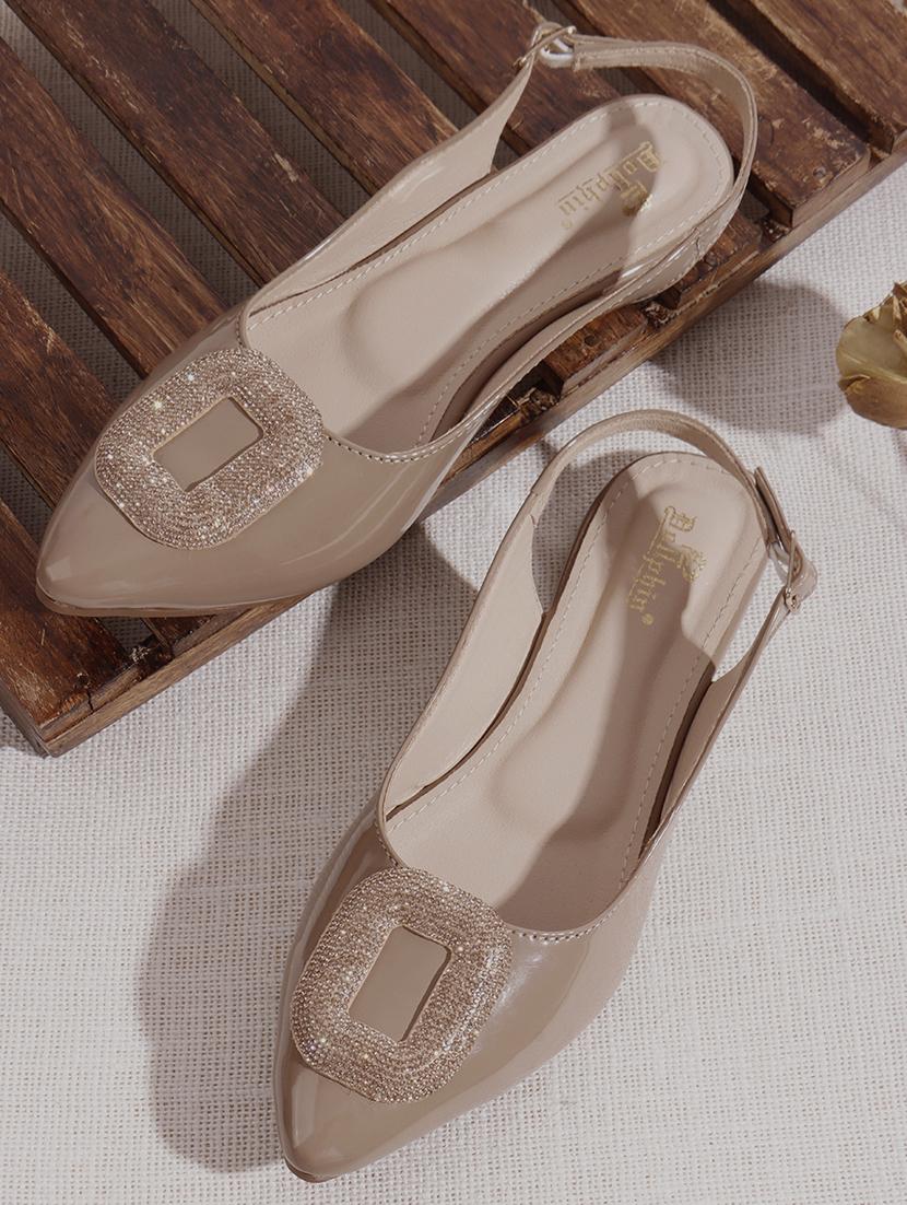 women embellished back strap slip on flats - 22013259 - Zoom Image - 0