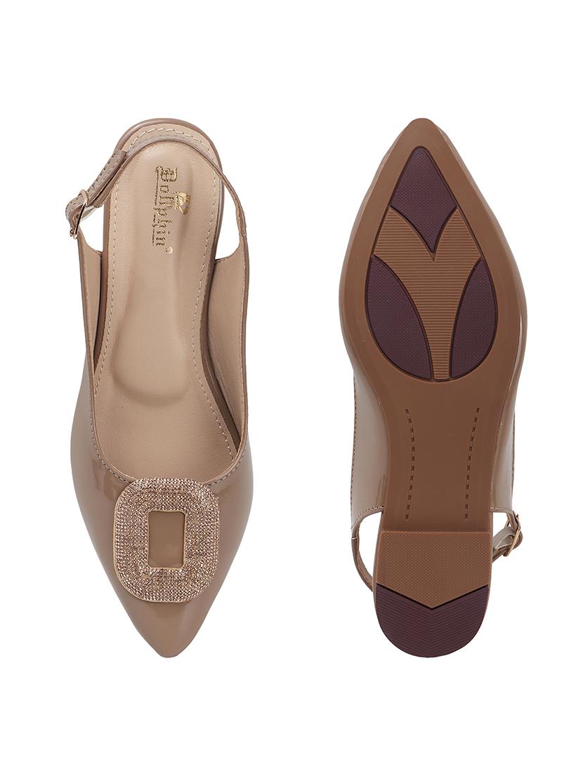 women embellished back strap slip on flats - 22013259 - Standard Image - 5