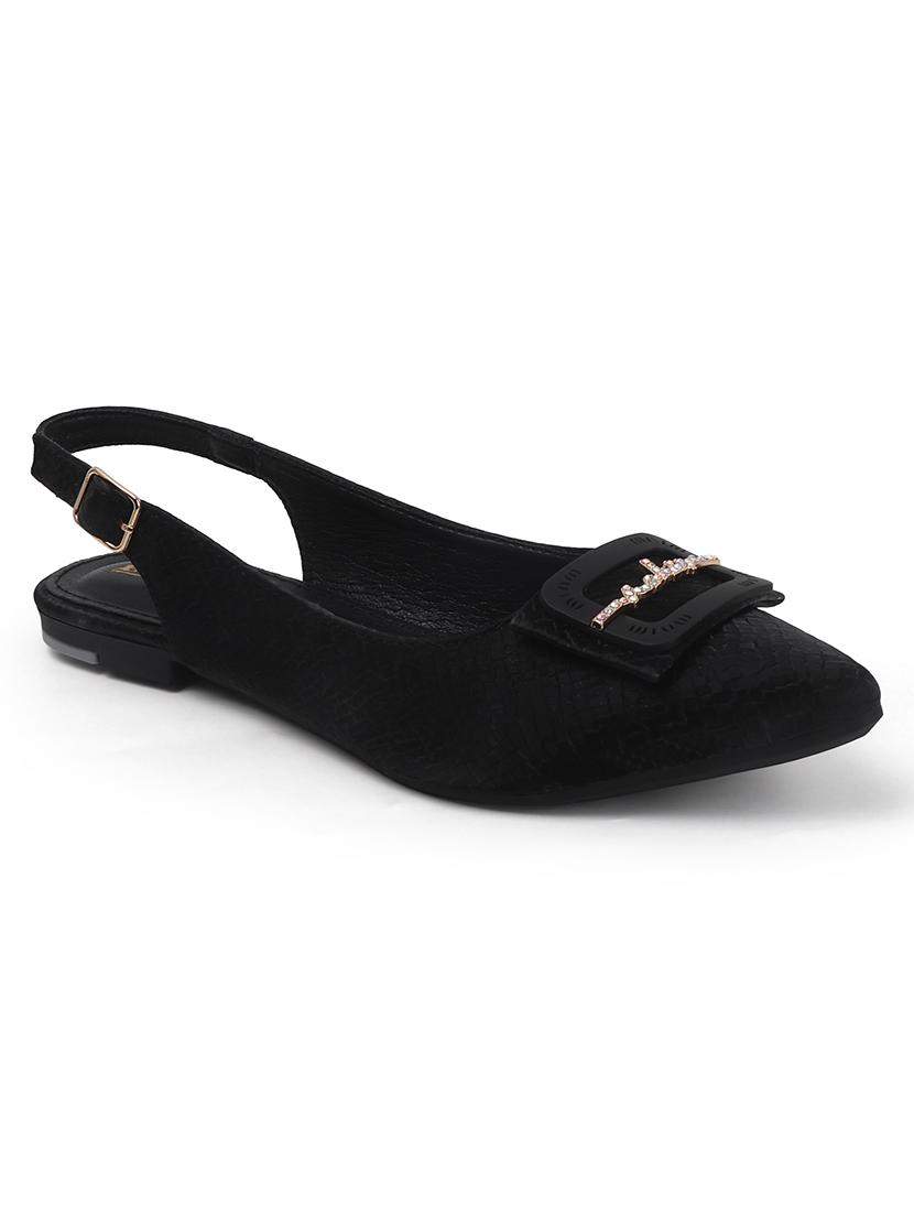 women embellished back strap slip on flats - 22013260 - Standard Image - 3