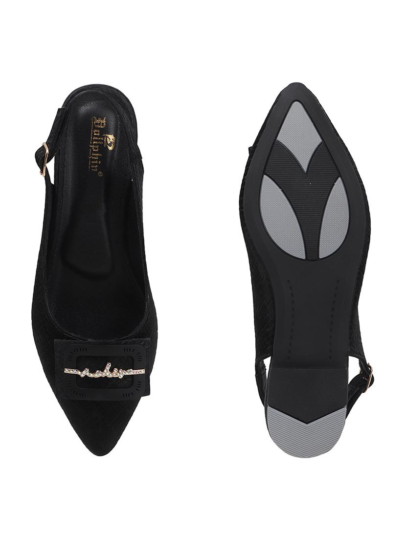 women embellished back strap slip on flats - 22013260 - Standard Image - 5