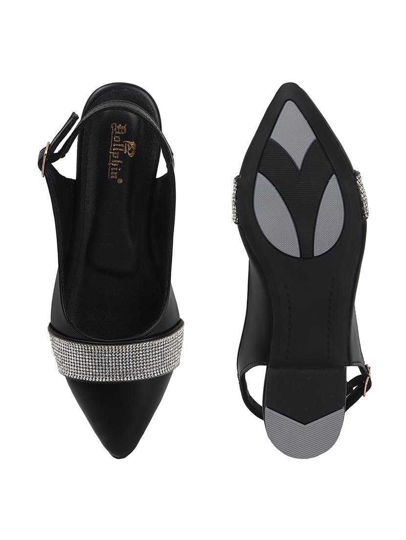 women embellished back strap slip on flats - 22013262 - Standard Image - 5
