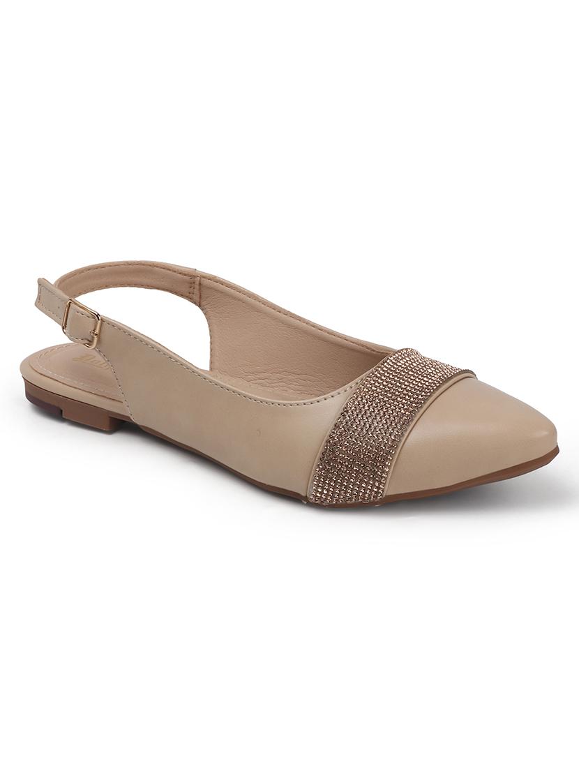 women embellished back strap slip on flats - 22013263 - Standard Image - 3