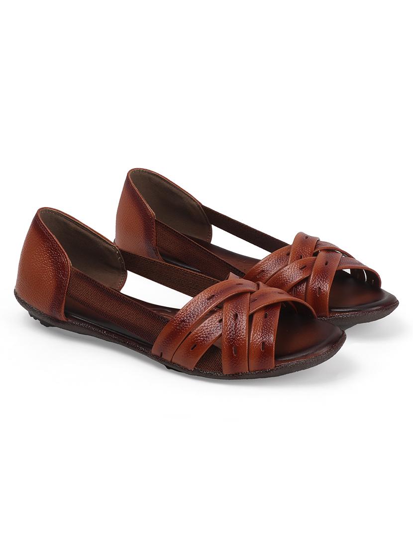 women peep toe slip on ballerina - 22013267 - Standard Image - 3