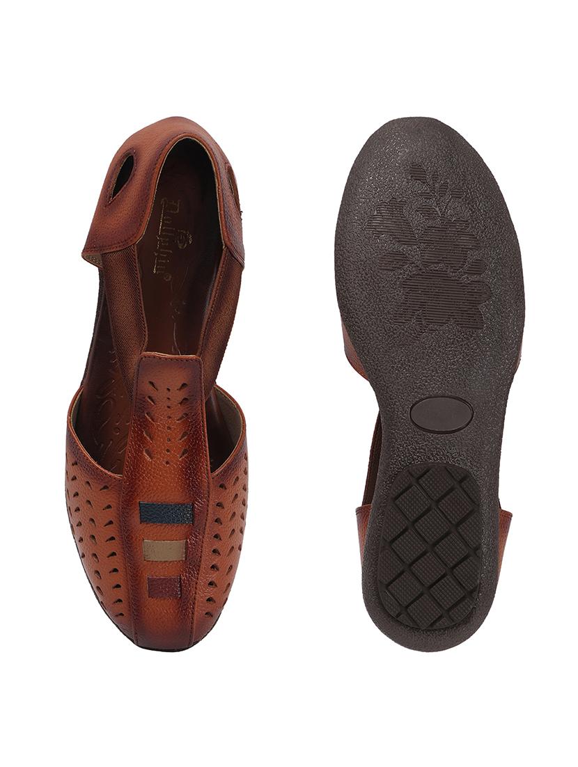 women tan slip on sandal - 22013279 - Standard Image - 5
