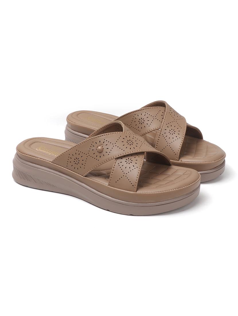 women solid slip on flats - 22013282 - Standard Image - 3