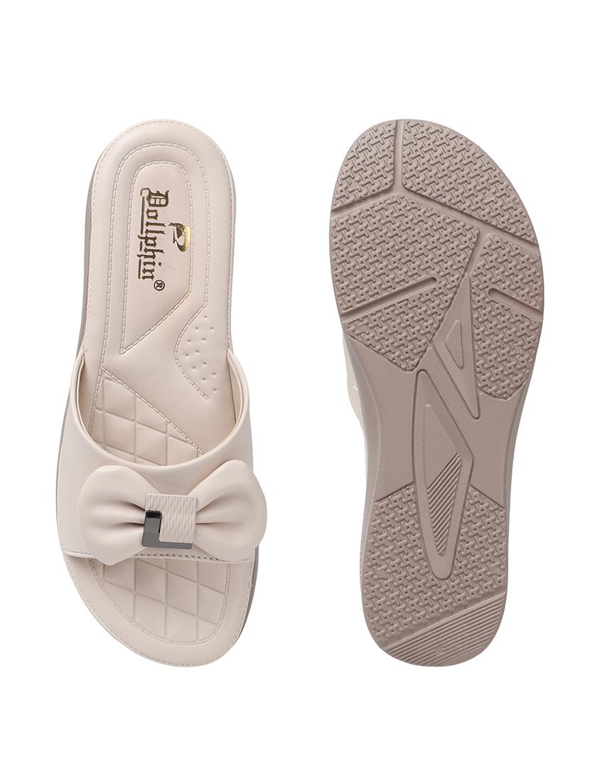 women solid slip on flats - 22013284 - Standard Image - 5