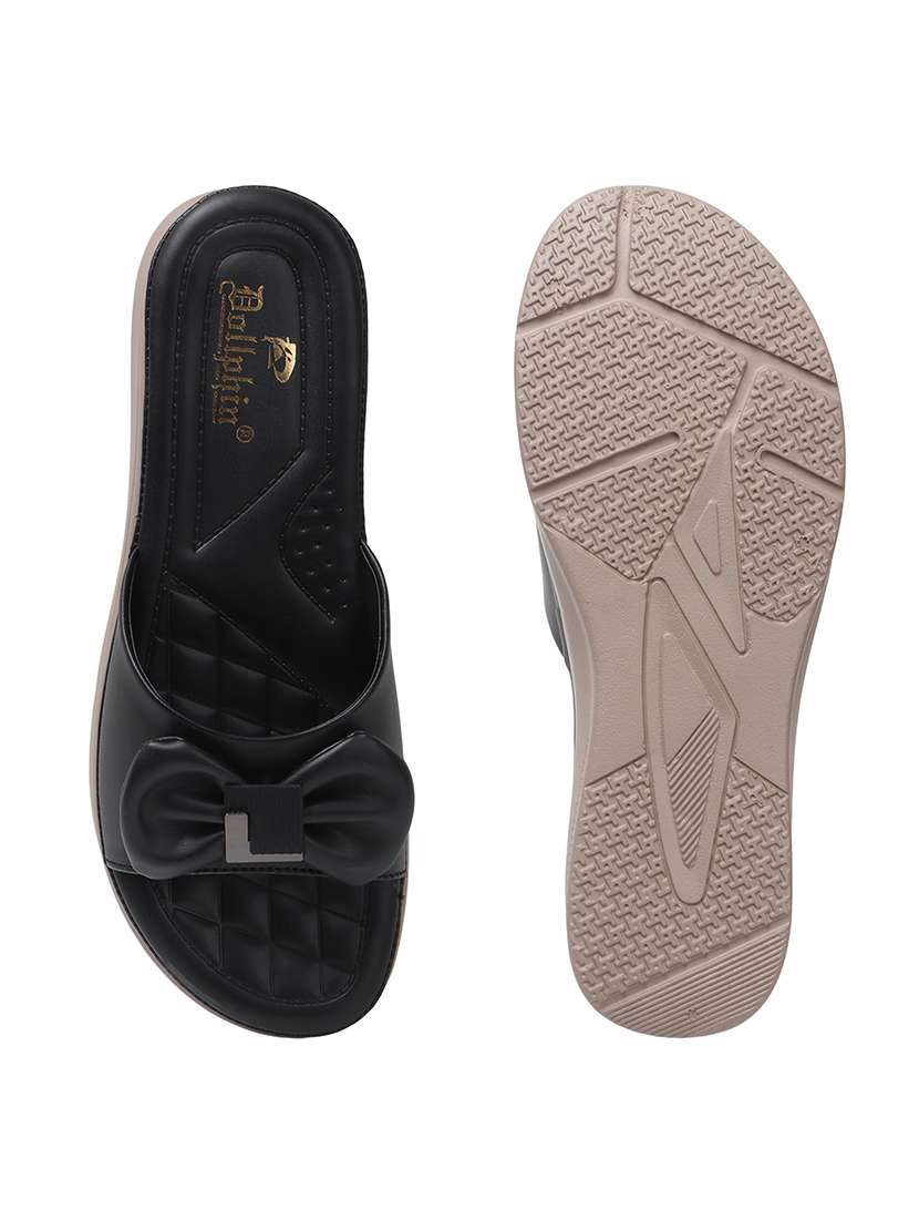 women solid slip on flats - 22013285 - Standard Image - 5