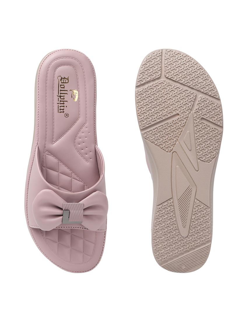 women solid slip on flats - 22013287 - Standard Image - 5