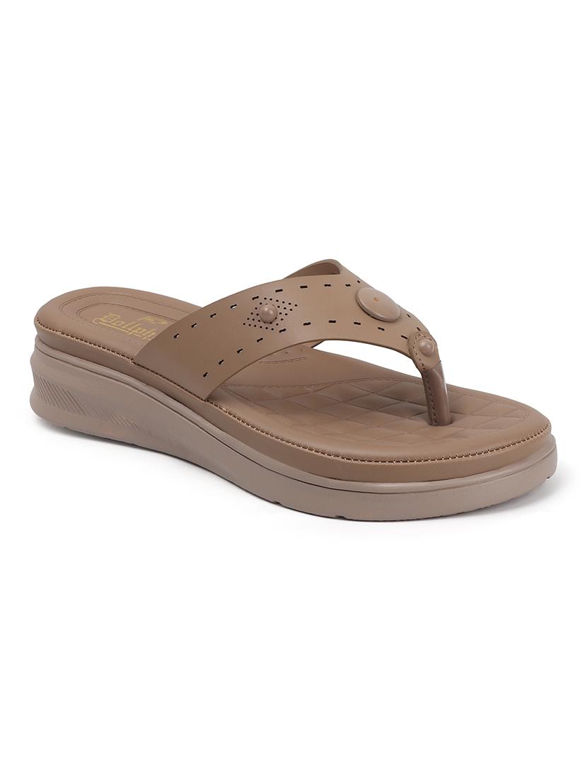 women solid slip on sandal - 22013288 - Standard Image - 3