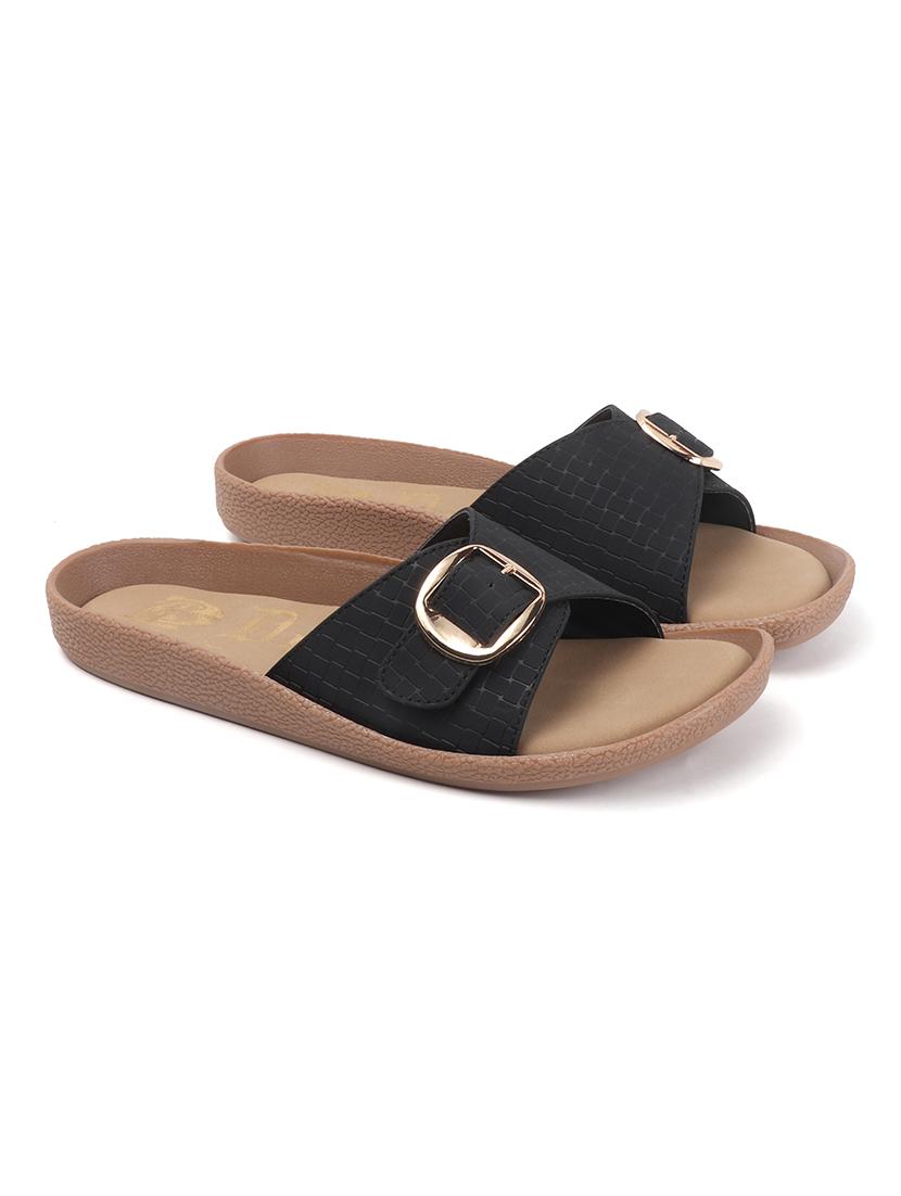 women solid slip on flats - 22013294 - Standard Image - 3