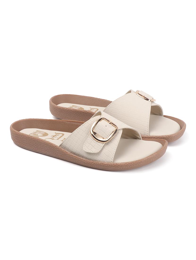 women solid slip on flats - 22013295 - Standard Image - 3
