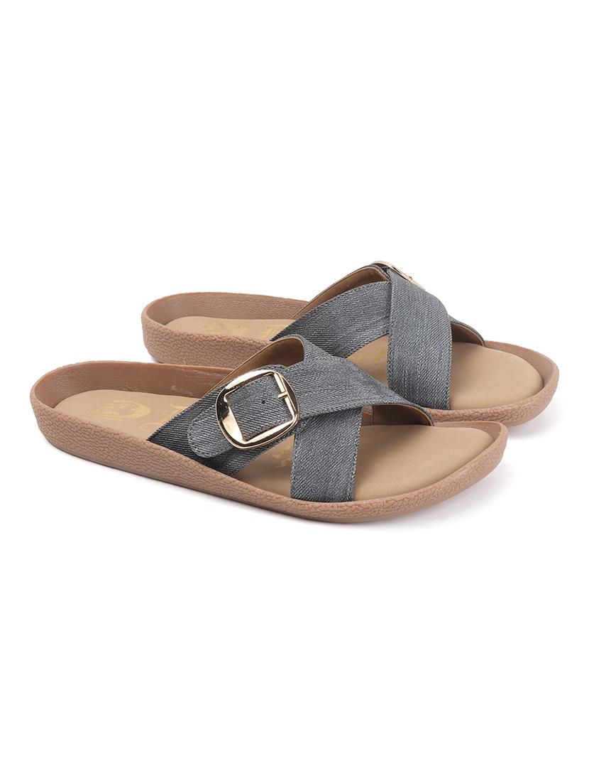women solid slip on flats - 22013297 - Standard Image - 3