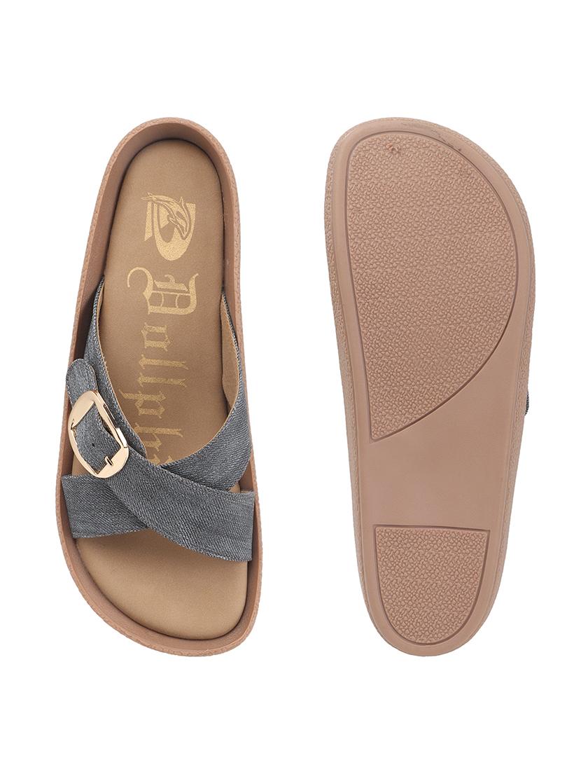 women solid slip on flats - 22013297 - Standard Image - 5