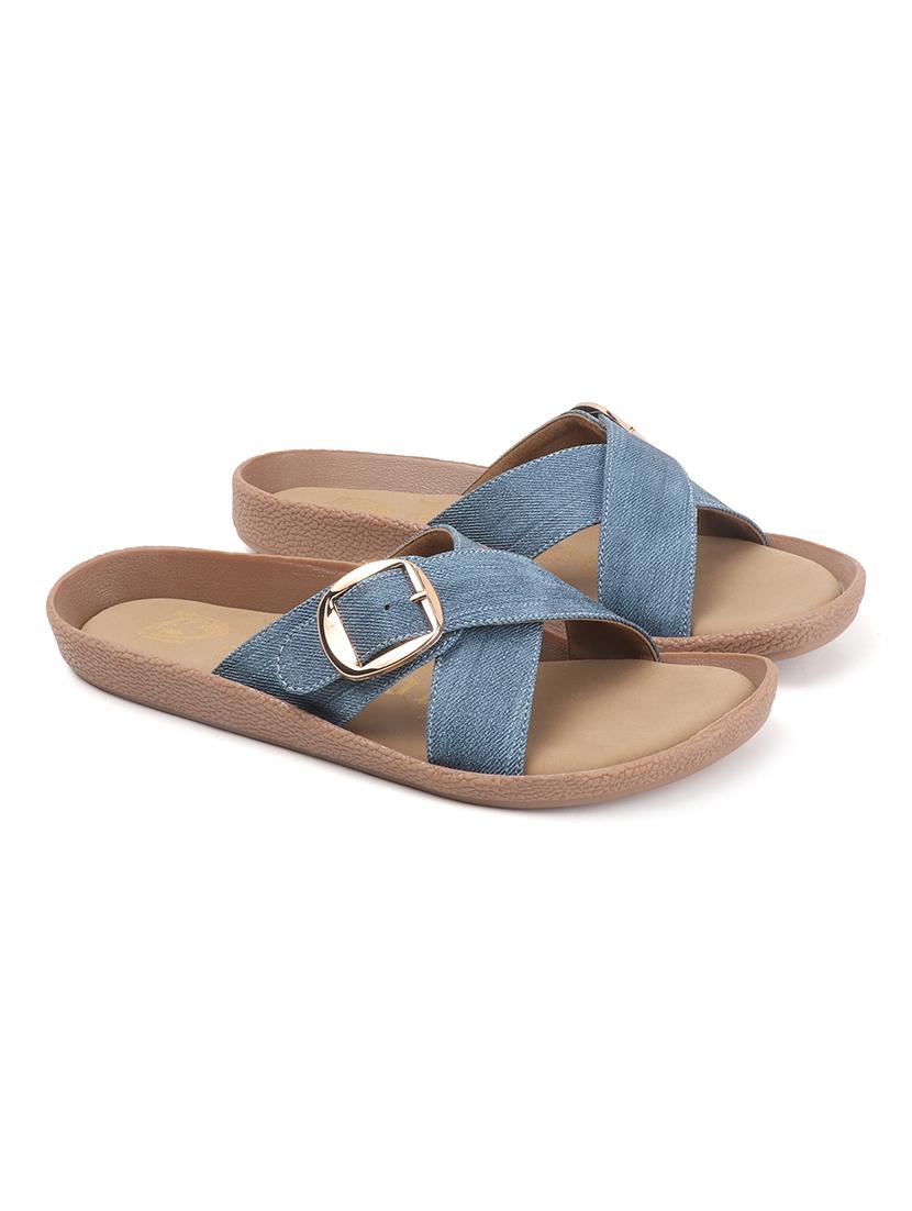 women solid slip on flats - 22013298 - Standard Image - 3