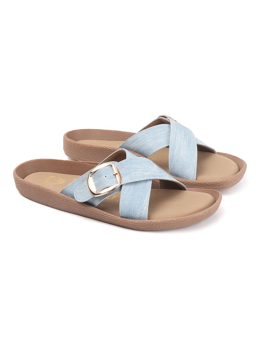 women solid slip on flats - 22013299 - Standard Image - 5
