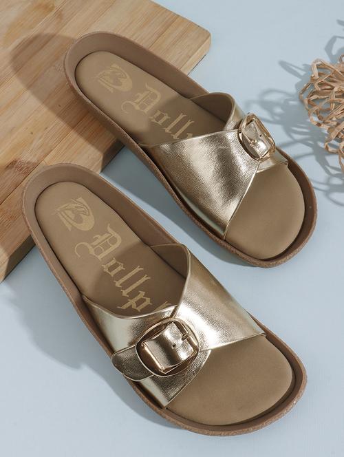 women solid slip on flats - 22013300 - Standard Image - 0
