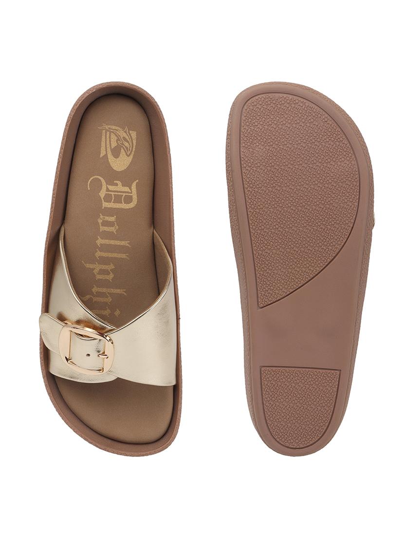 women solid slip on flats - 22013300 - Standard Image - 5