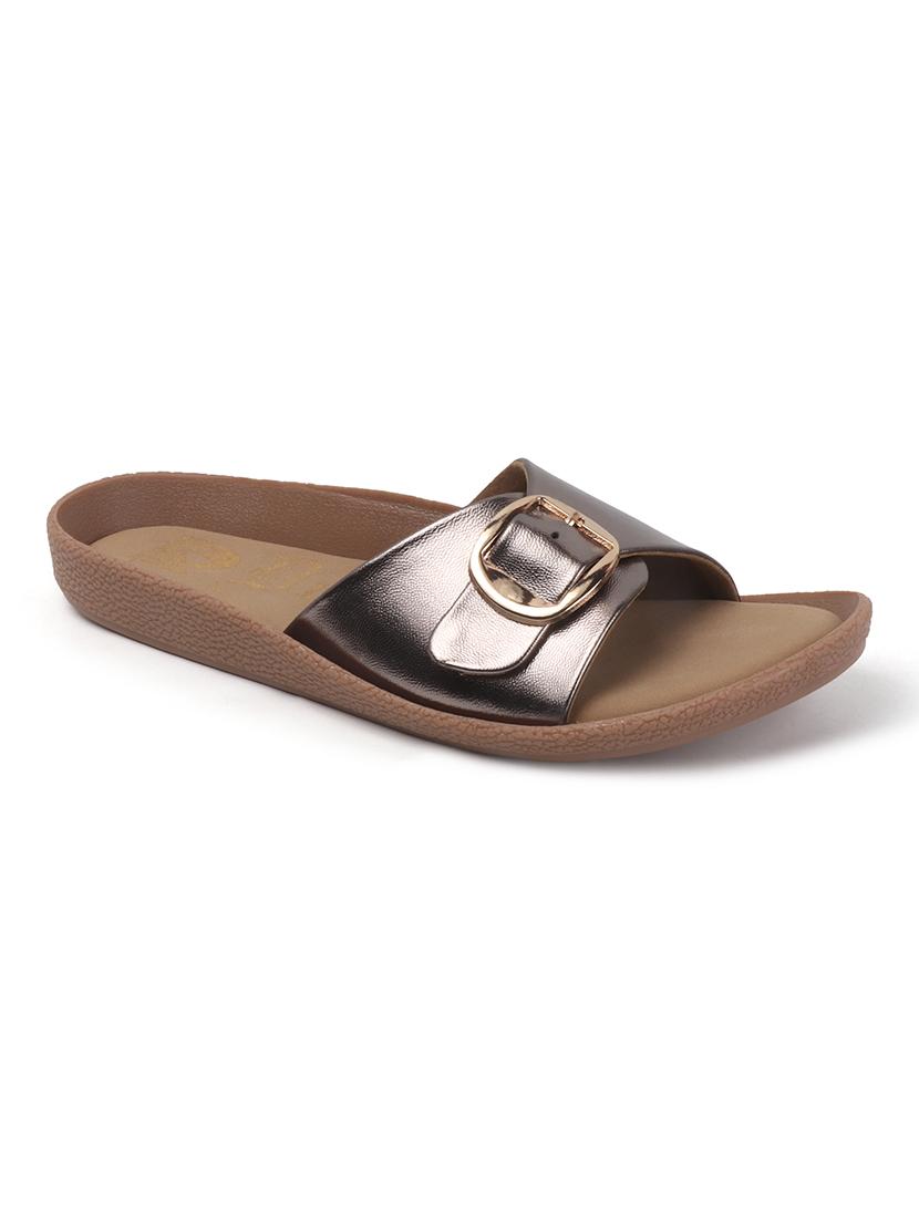 women solid slip on flats - 22013301 - Standard Image - 3