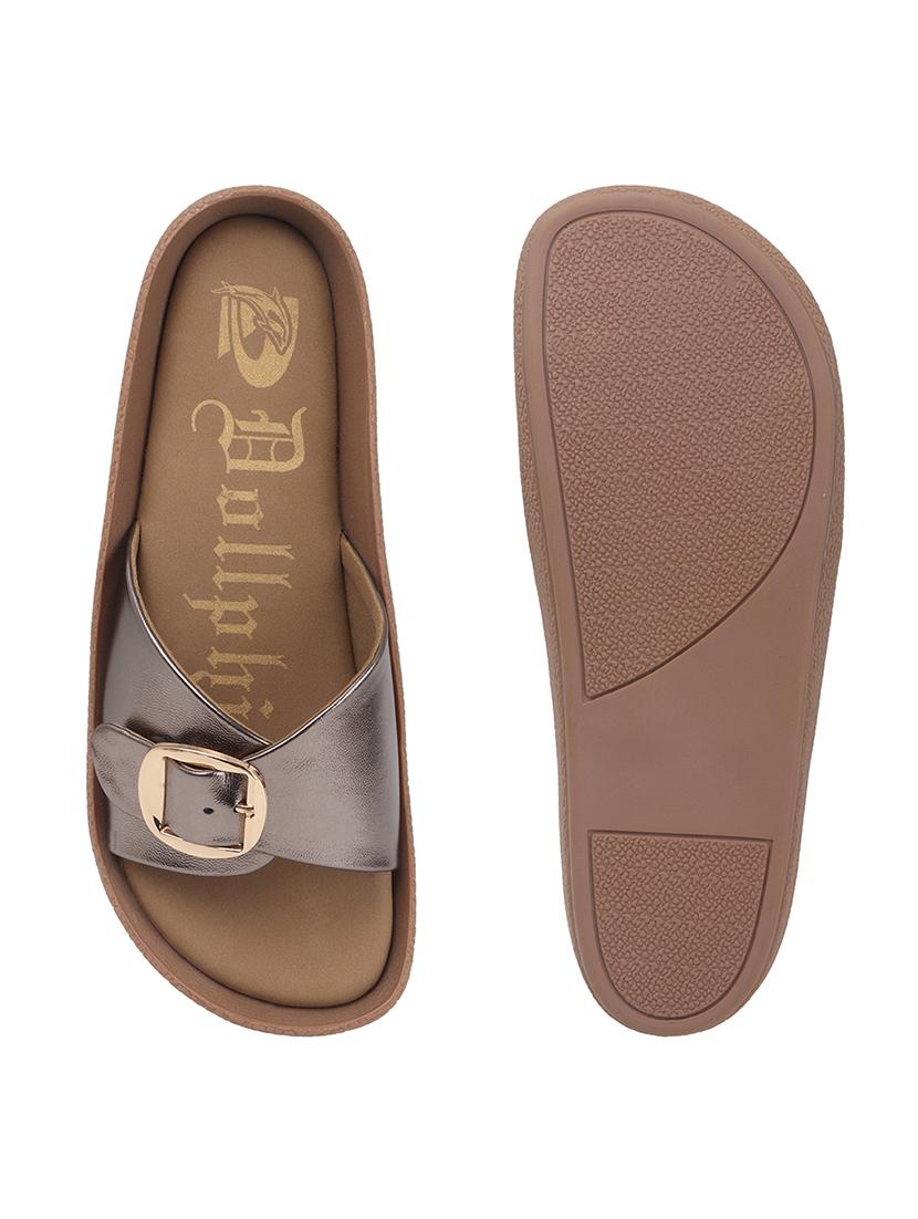 women solid slip on flats - 22013301 - Standard Image - 5