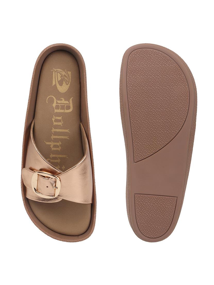 women solid slip on flats - 22013302 - Standard Image - 5