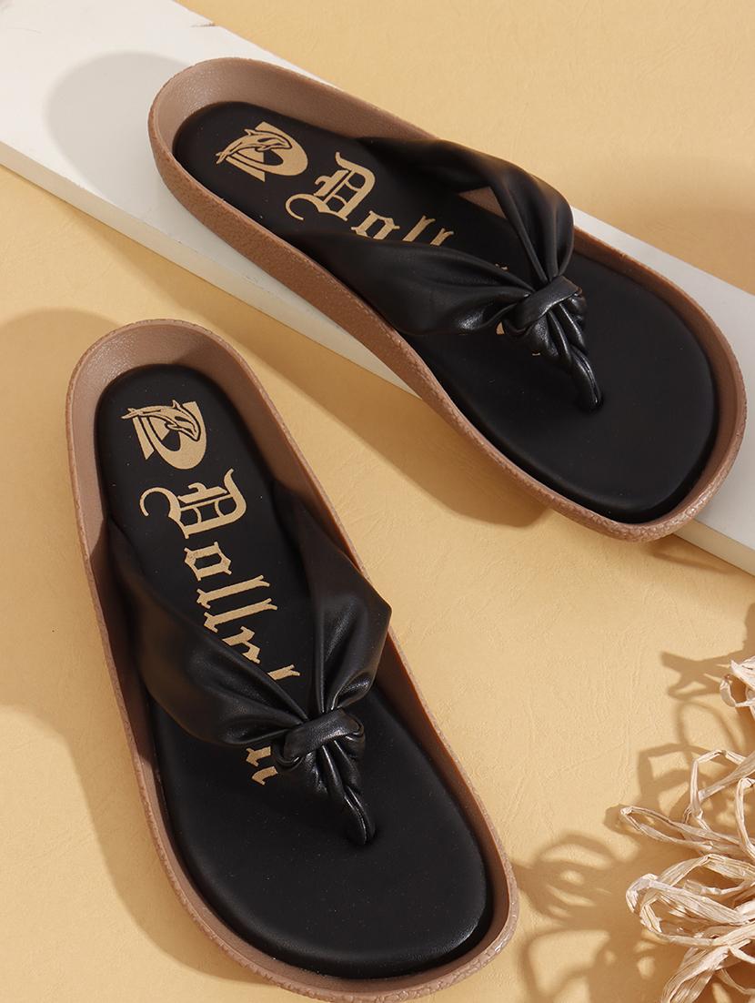 women black slip on sandal - 22013304 - Zoom Image - 0