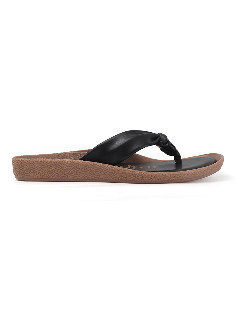 women black slip on sandal - 22013304 - Standard Image - 3