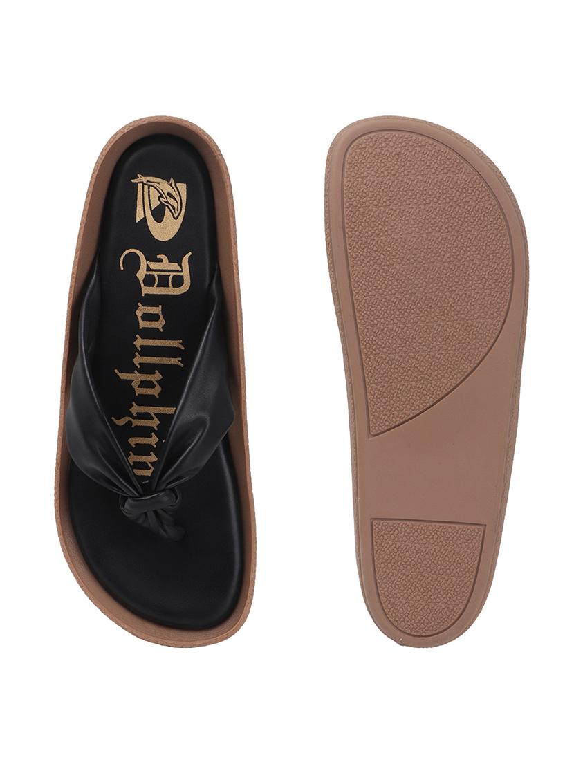 women black slip on sandal - 22013304 - Standard Image - 5