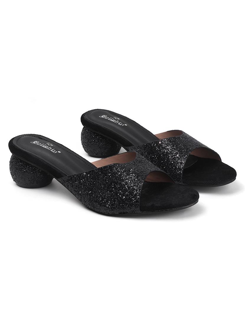 women black slip on sandal - 22013329 - Standard Image - 3