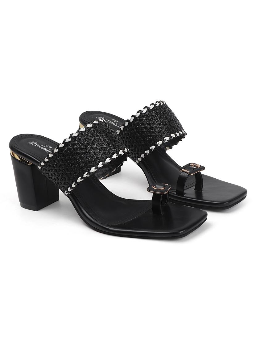 women black slip on sandal - 22013333 - Standard Image - 3