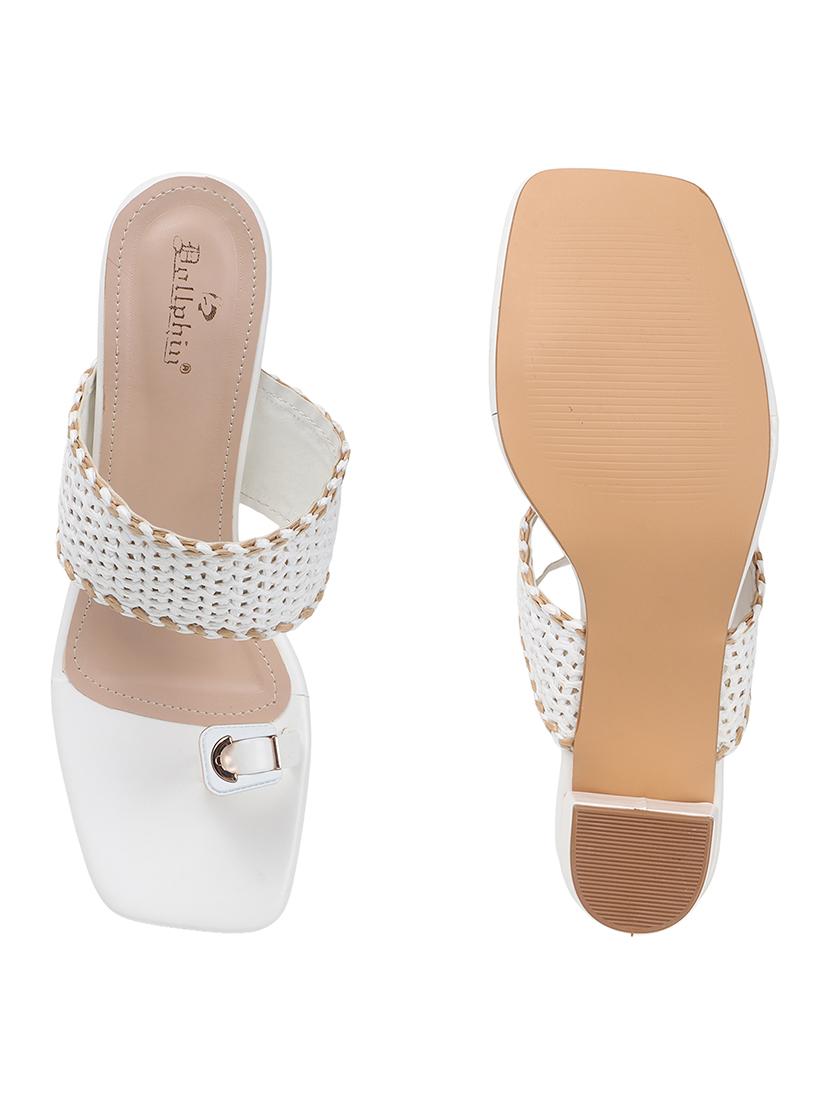 women white slip on sandal - 22013334 - Standard Image - 5
