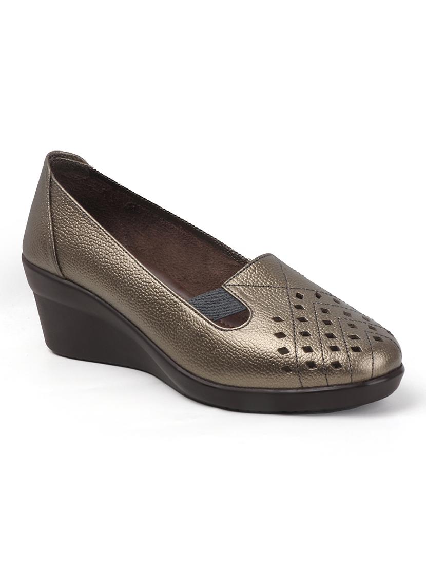 women solid slip on platforms wedge - 22013346 - Standard Image - 3