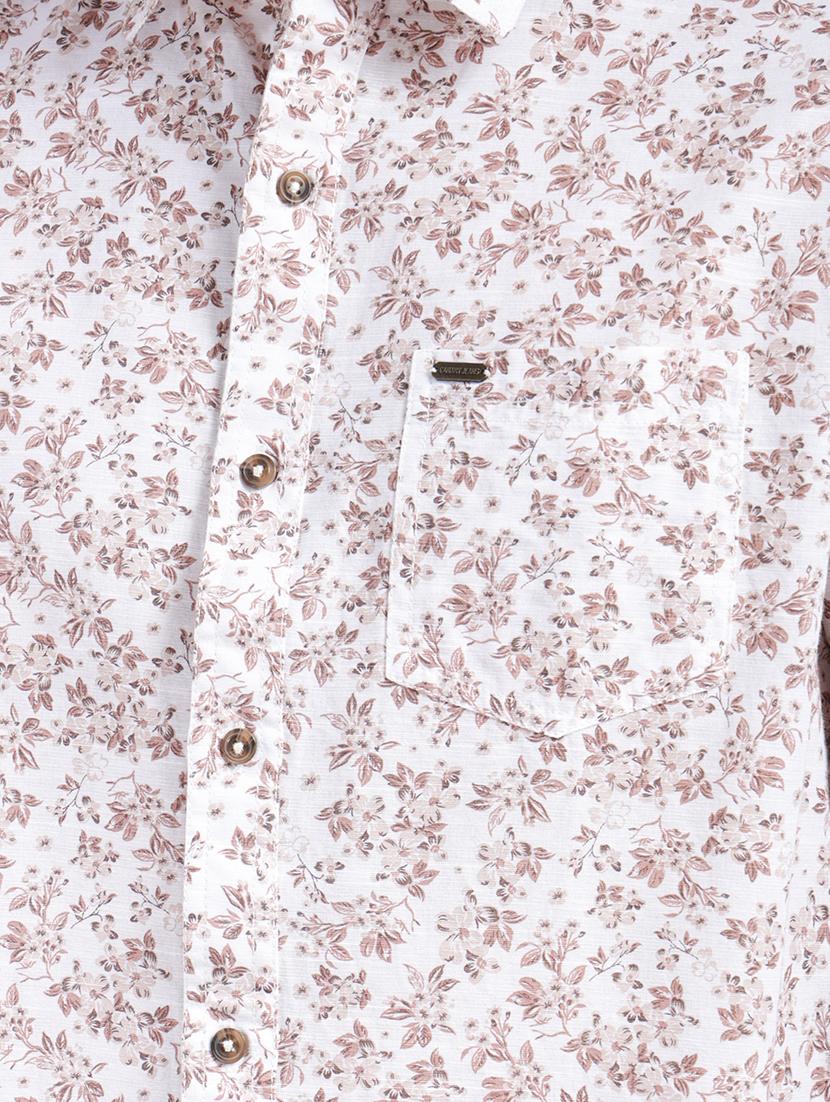 men printed long sleeve regular fit casual shirt - 22013463 - Standard Image - 5