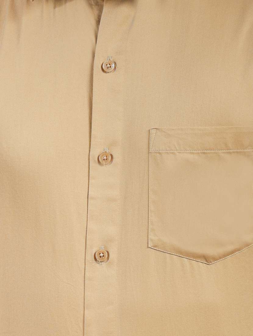 men solid long sleeve slim fit formal shirt - 22013467 - Standard Image - 5
