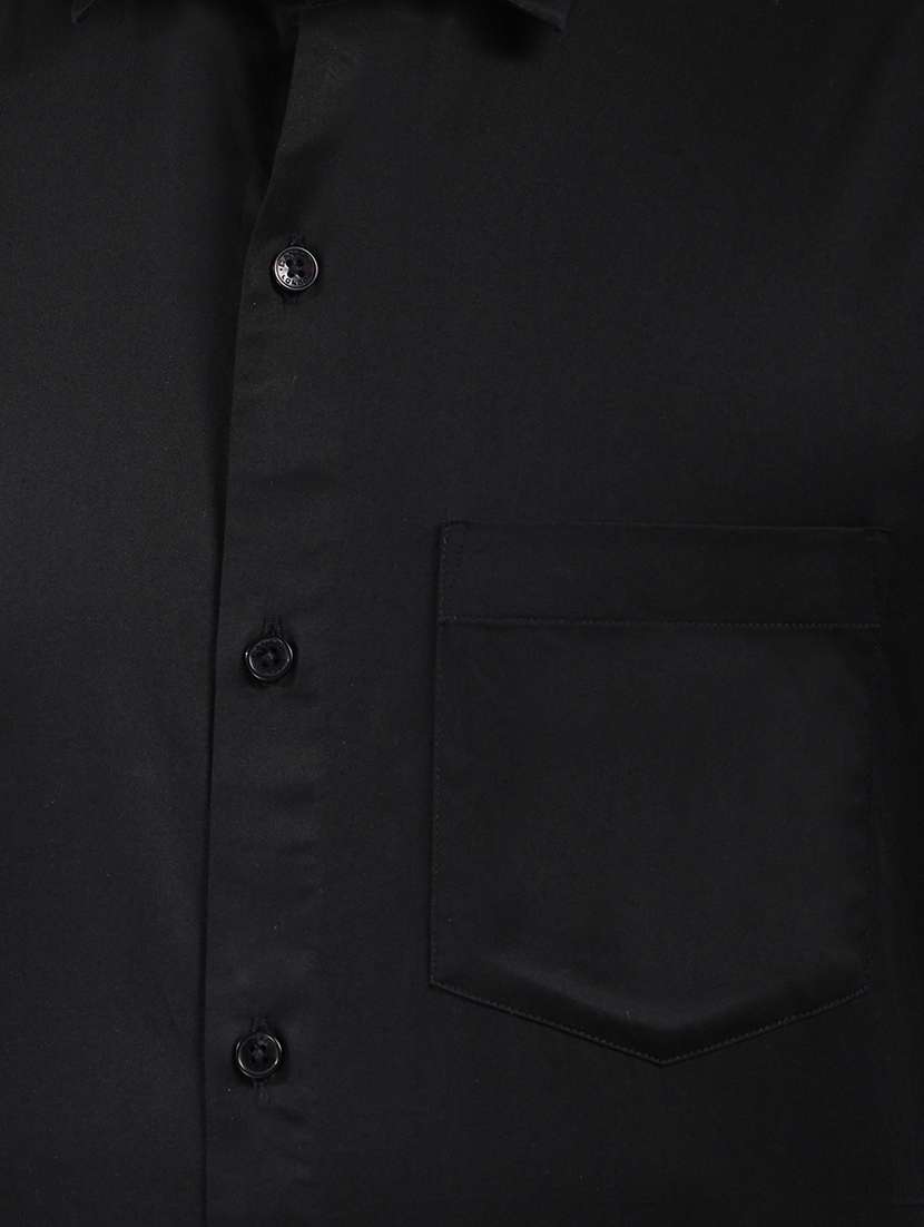 men solid long sleeve slim fit formal shirt - 22013468 -  Standard Image - 5