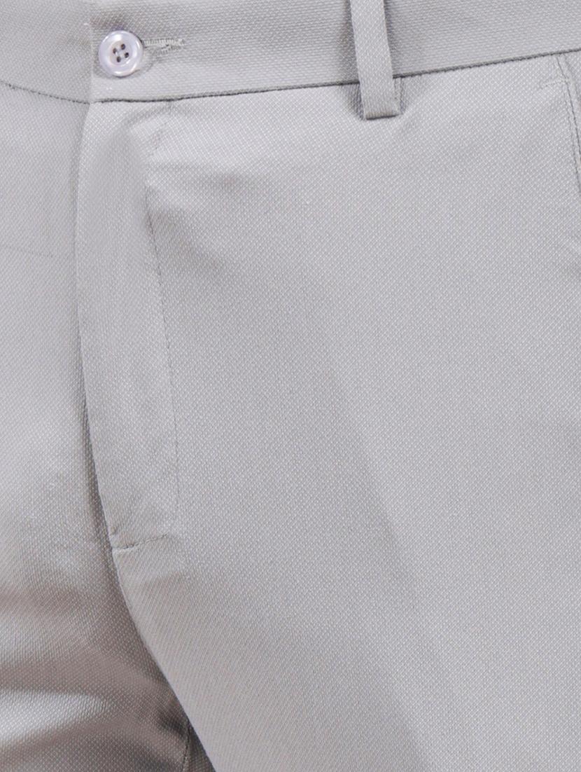 men solid mid rise flat front formal trouser - 22013476 - Standard Image - 5