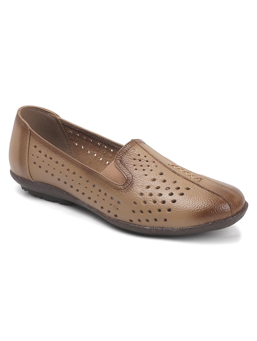 women beige slip on ballerina - 22013507 - Standard Image - 3