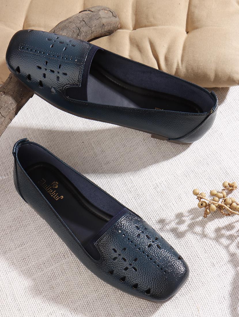 women blue slip on ballerina - 22013508 -  Zoom Image - 0