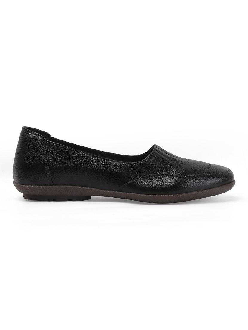 women black slip on ballerina - 22013512 - Standard Image - 3