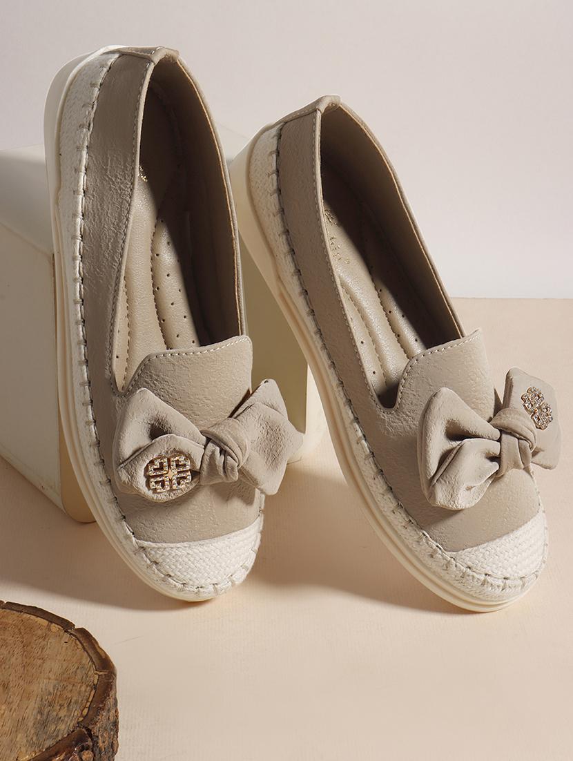 women beige slip on ballerina - 22013514 -  Zoom Image - 0