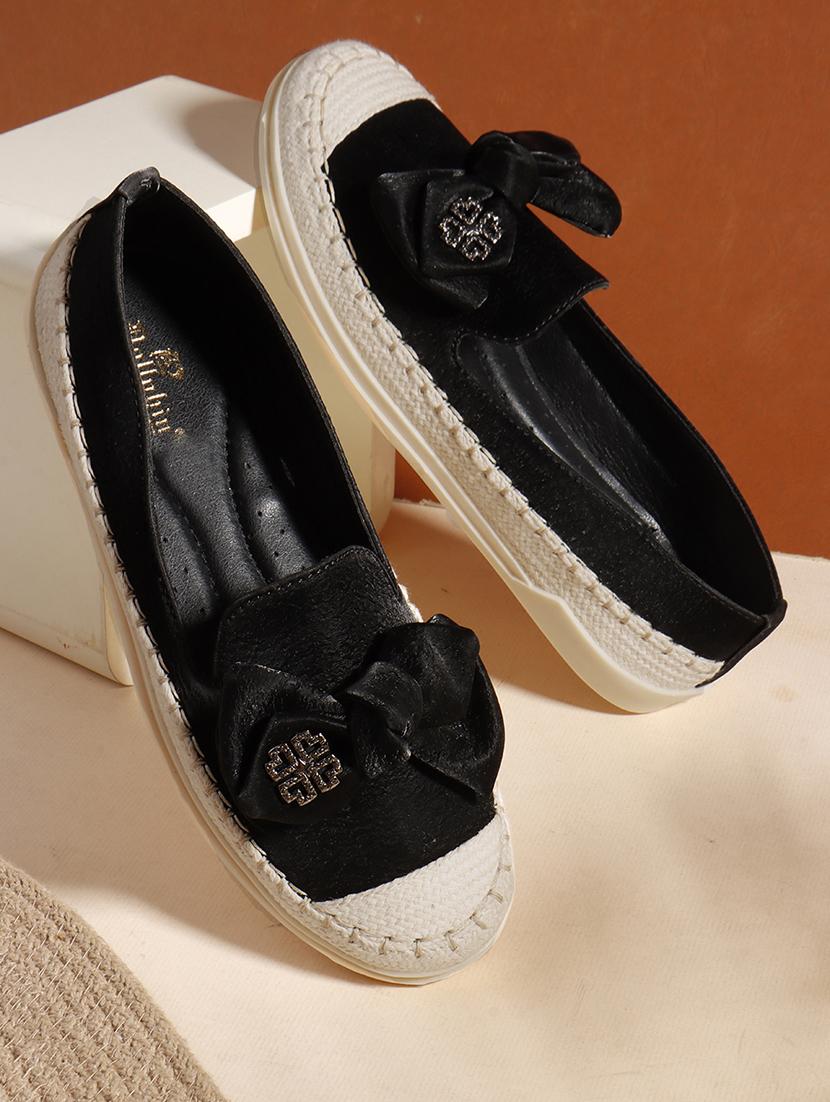 women black slip on ballerina - 22013515 -  Zoom Image - 0