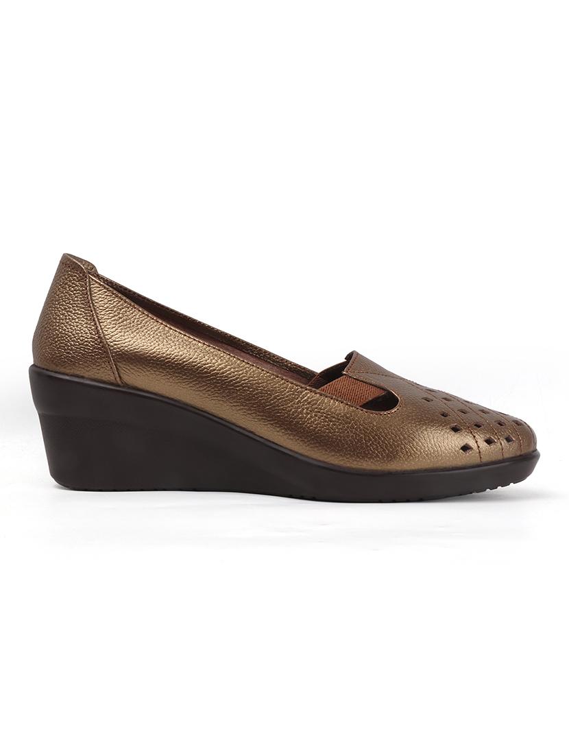 women solid slip on platforms wedge - 22013531 - Standard Image - 3