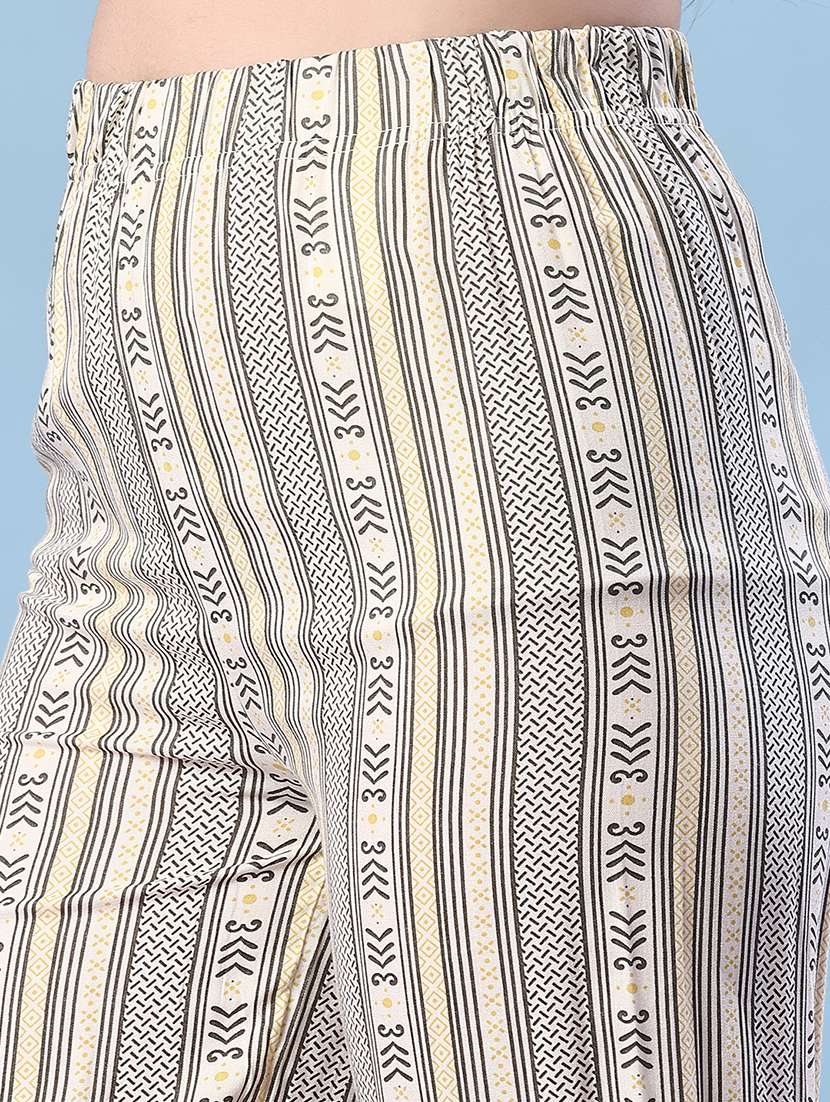 women printed mid rise palazzo - 22013690 -  Standard Image - 5