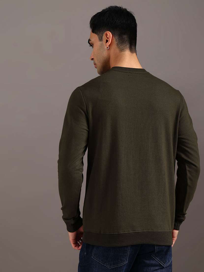 men printed long sleeve sweatshirt - 22013880 -  Standard Image - 3